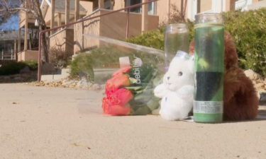 Memorial for 15-year-old Isaac James who was shot and killed Friday night