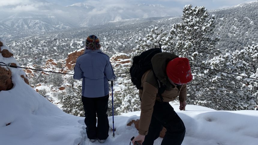 Snowy Garden of the Gods Cropped