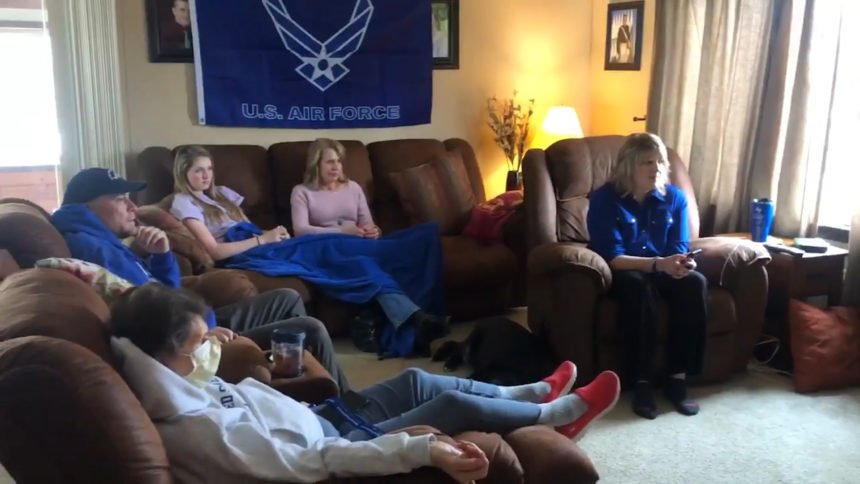 Families watch AFA graduation
