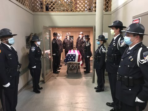 EPC Sheriff's Office Honor Guard takes part in private memorial for deputy  who died with COVID-19 | KRDO