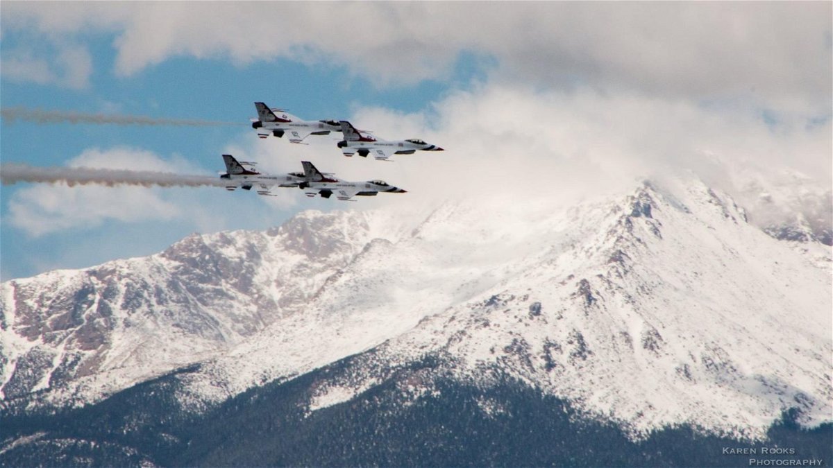 Air Force Thunderbirds to practice air show over Colorado Springs on