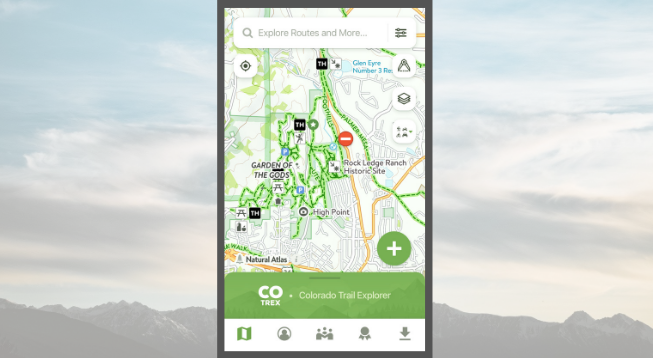 hiking app cotrex