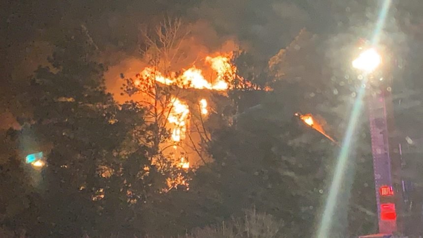 Massive House Fire Displaces Three In Colorado Springs Krdo