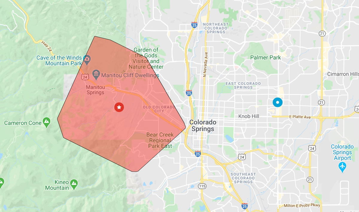 Colorado Springs Power Outage Map - Map