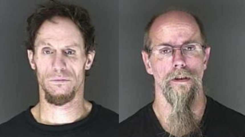 two arrests during burglary