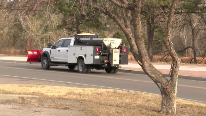 City of Colorado Springs Public Works Department plow