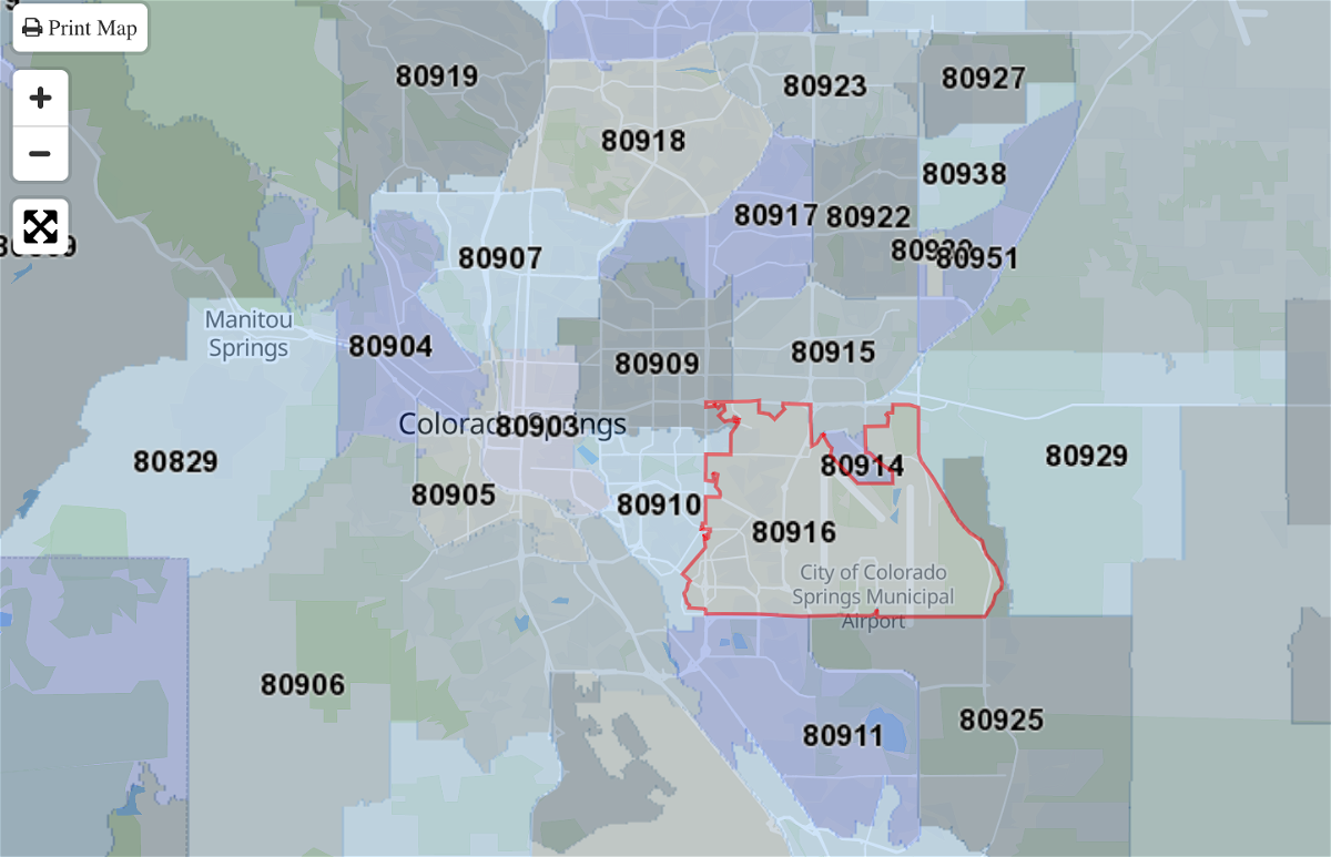 Hardest hit COVID-19 areas by zip code in El Paso County | KRDO