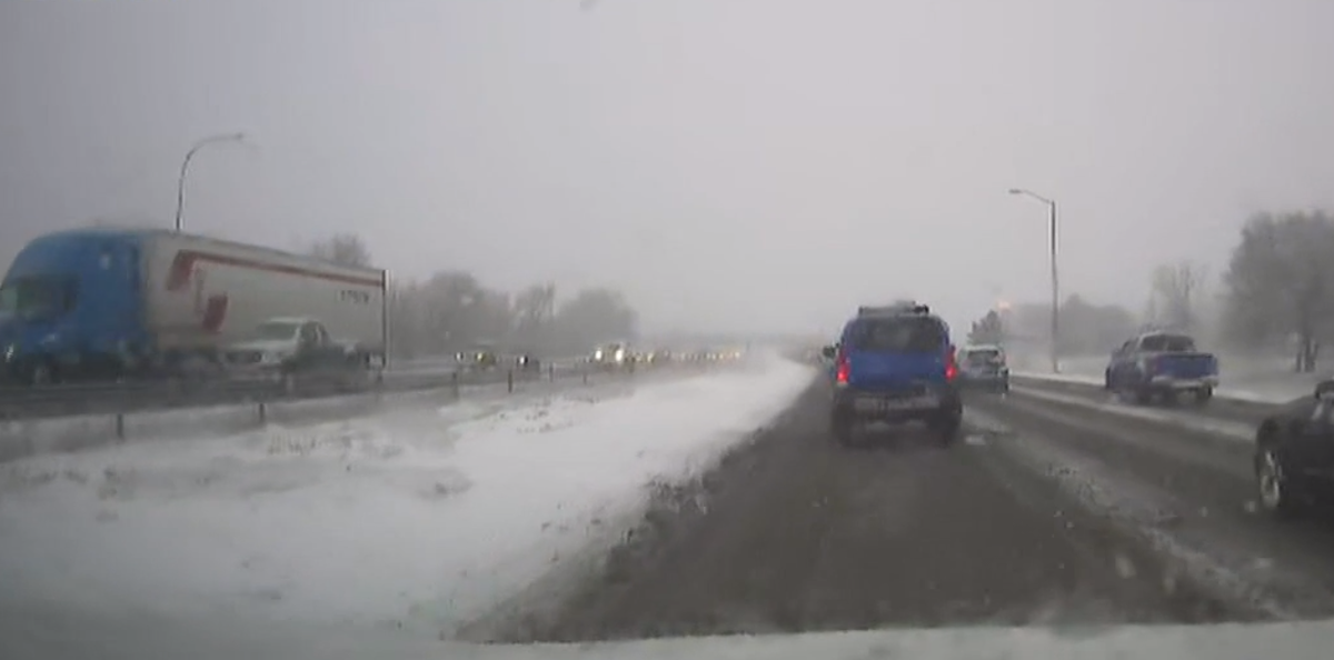 Snow creates slick roads across Colorado Springs | KRDO