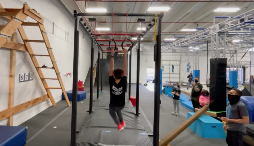 Altitude Ninja Gym competition