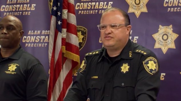 Constable Alan Rosen (right) at a press conference on May 21. Rosen said a deputy's dying admission led to child sex crime charges against 2 colleagues.