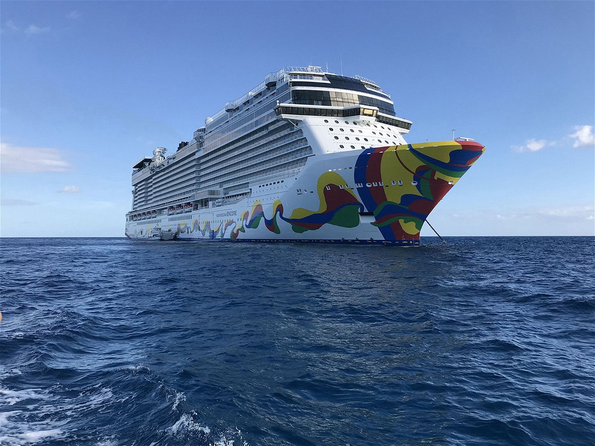 A view of the Norwegian Encore cruise ship during its inaugural sailing from PortMiami, which took place from Nov. 21-24, 2019. (Richard Tribou/Orlando Sentinel/Tribune News Service via Getty Images)