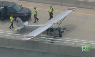 A teenage pilot made an emergency landing on a bridge in Ocean City Monday while flying a small banner plane.