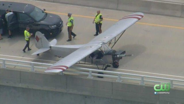 <i>KYW</i><br/>A teenage pilot made an emergency landing on a bridge in Ocean City Monday while flying a small banner plane.