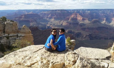 Fortuna and Takagi at the Grand Canyon.