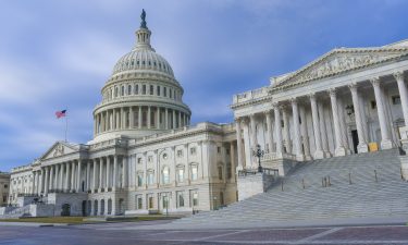 Exterior view of the US Capitol building