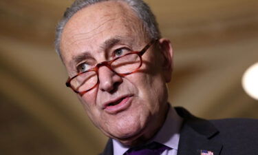 The Senate took the next step on Friday to bring up a roughly $1 trillion bipartisan infrastructure deal that will fulfill key priorities in President Joe Biden's agenda. Senate Majority Leader Charles Schumer is shown here speaking to reporters following a Senate Democratic luncheon at the U.S. Capitol on June 15