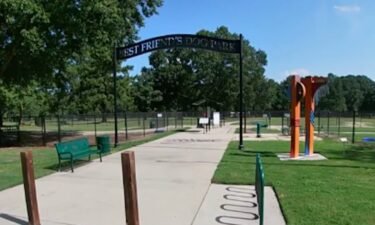 A human bone was uncovered in a dog park in Rocky Mount on Wednesday morning.