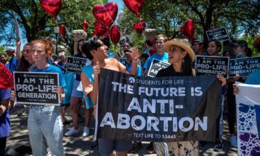 Texas 6-week abortion ban lets private citizens sue abortion providers in an unprecedented legal approach. Abortion protesters here stand outside the Texas state capitol on May 29