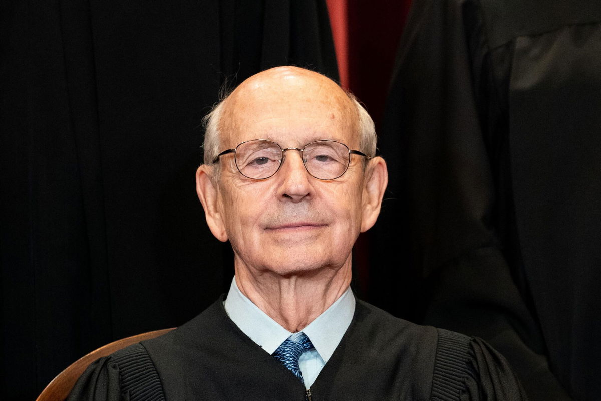 <i>ERIN SCHAFF/Pool/AFP/Getty Images</i><br/>Associate Justice Stephen Breyer on April 23