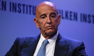 New additions to Tom Barrack's legal team signal former Trump adviser will fight the Department of Justice's charges. Barrack here takes part in the annual Milken Institute Global Conference on April 28