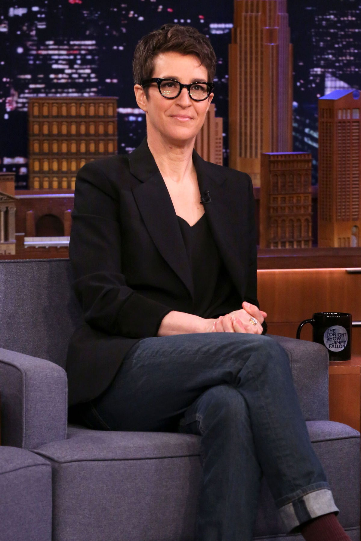 <i>Andrew Lipovsky/NBC/Getty Images</i><br/>Rachel Maddow