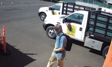 The Multnomah County Sheriff's Office is looking for a man suspected of stealing catalytic converters from several Reynolds School District vehicles Saturday night.