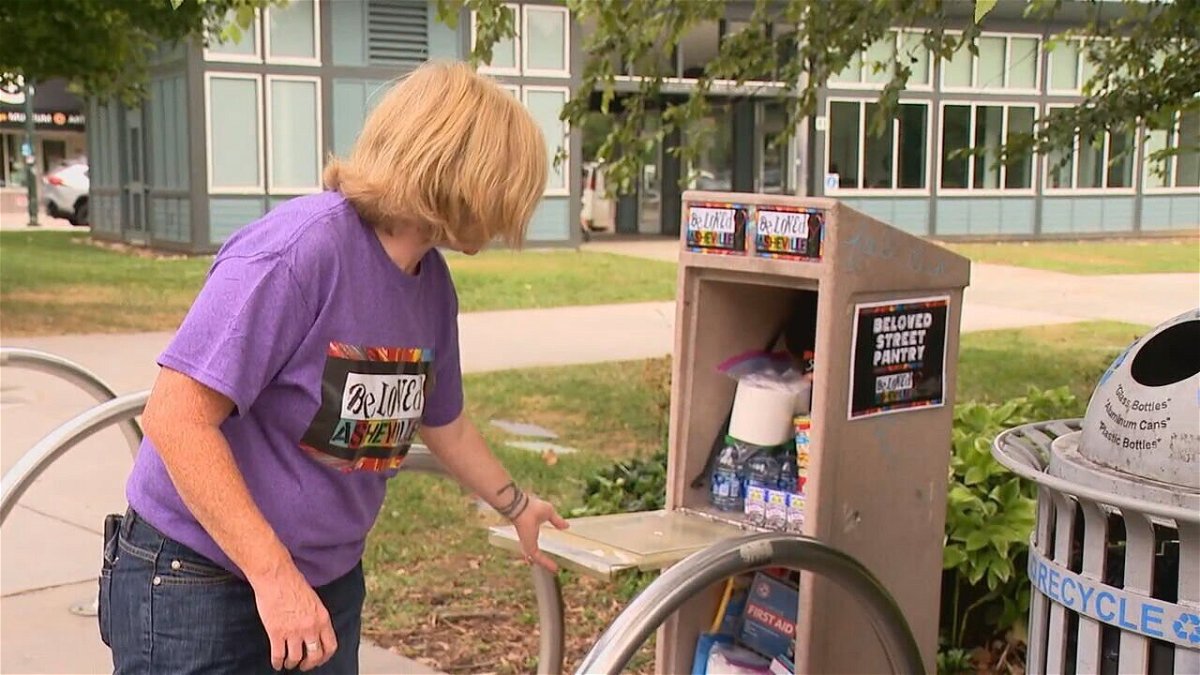 <i>WLOS</i><br/>Organizations like BeLoved Asheville are working to combat rising grocery store prices with tools like their street pantry.