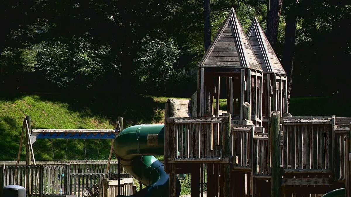 <i>WLOS</i><br/>A playground near an Asheville