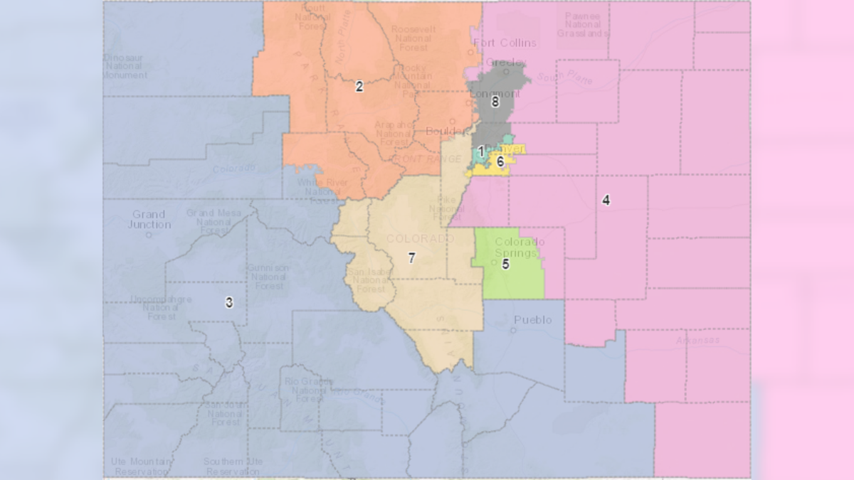 Final Colorado Congressional Redistricting Map Approved By Commission Krdo 9347