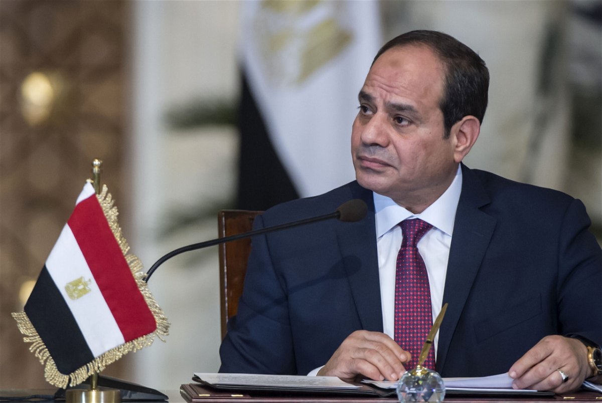 <i>Khaled Desouki/AFP/Getty Images</i><br/>The Biden administration plans to release most of a controversial $300 million tranche of aid for Egypt. Abdel Fattah el-Sisi is the country's president.