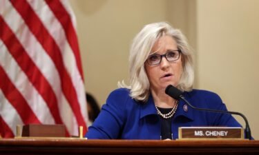 Rep. Liz Cheney speaks at a hearing investigating the January 6 attack on the US Capitol