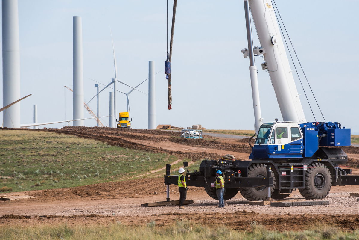 <i>Cate Dingley/Bloomberg/Getty Images</i><br/>The Democrats' clean electricity program would create nearly 8 million jobs through 2031