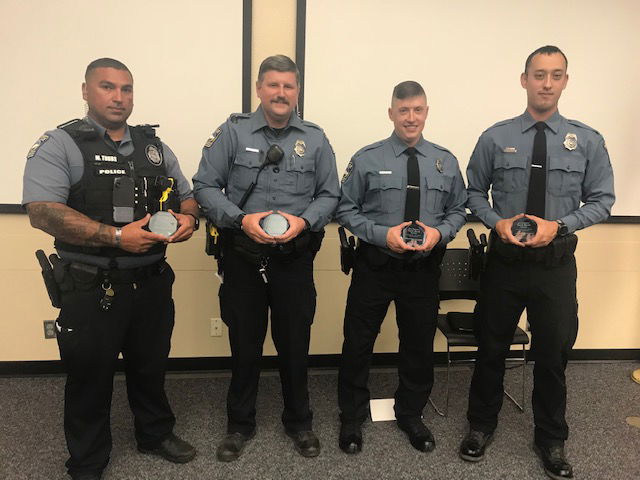 Four CSPD officers honored with Bill Daniels 'True Blue' Award | KRDO