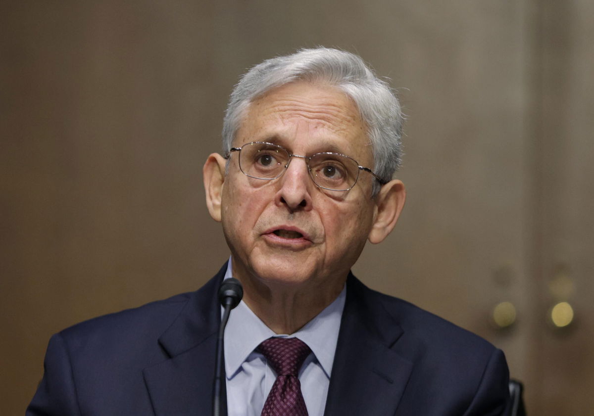 <i>TASOS KATOPODIS/AFP/POOL/Getty Images</i><br/>Attorney General Merrick Garland