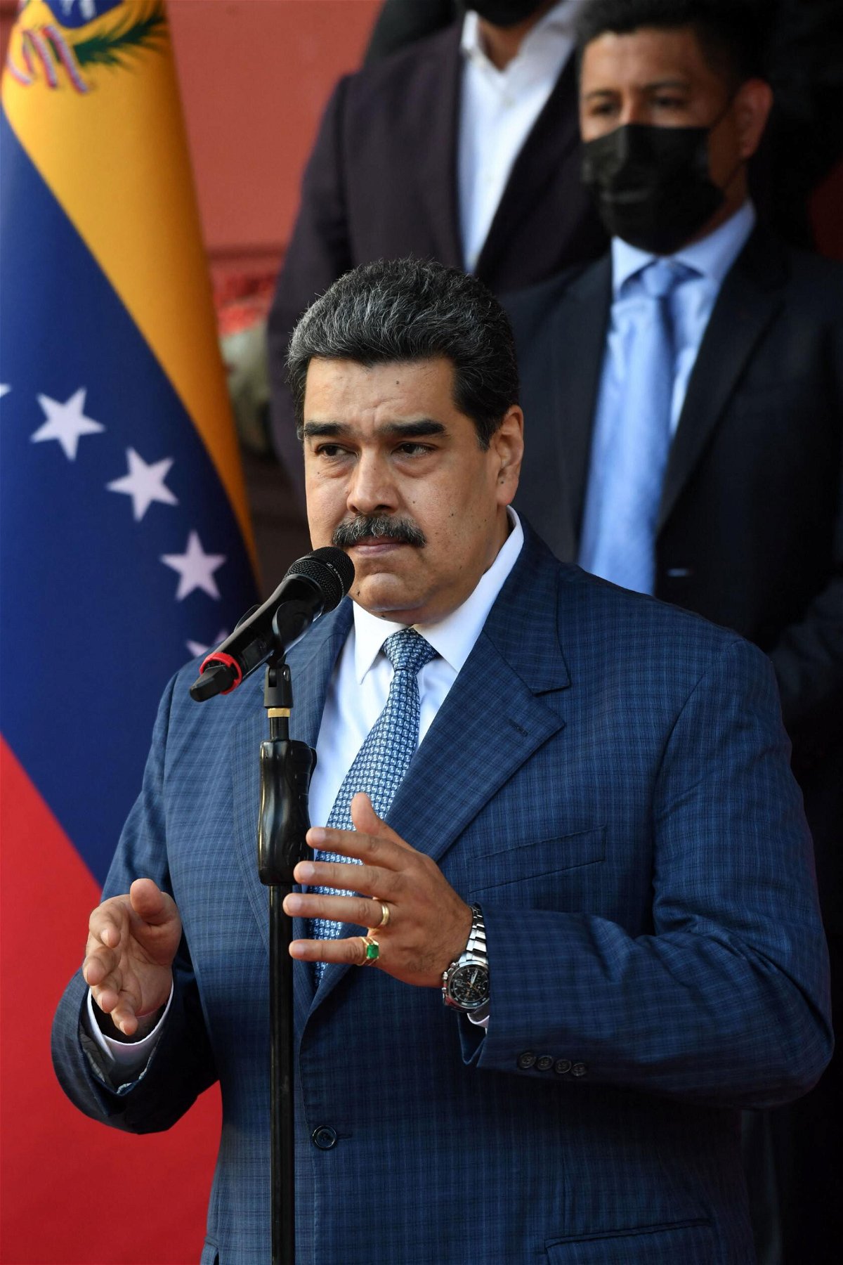 <i>Federico Parra/AFP/Getty Images</i><br/>An alleged financier to embattled Venezuelan President Nicolas Maduro has been extradited from Cape Verde to the US and is scheduled to appear in court