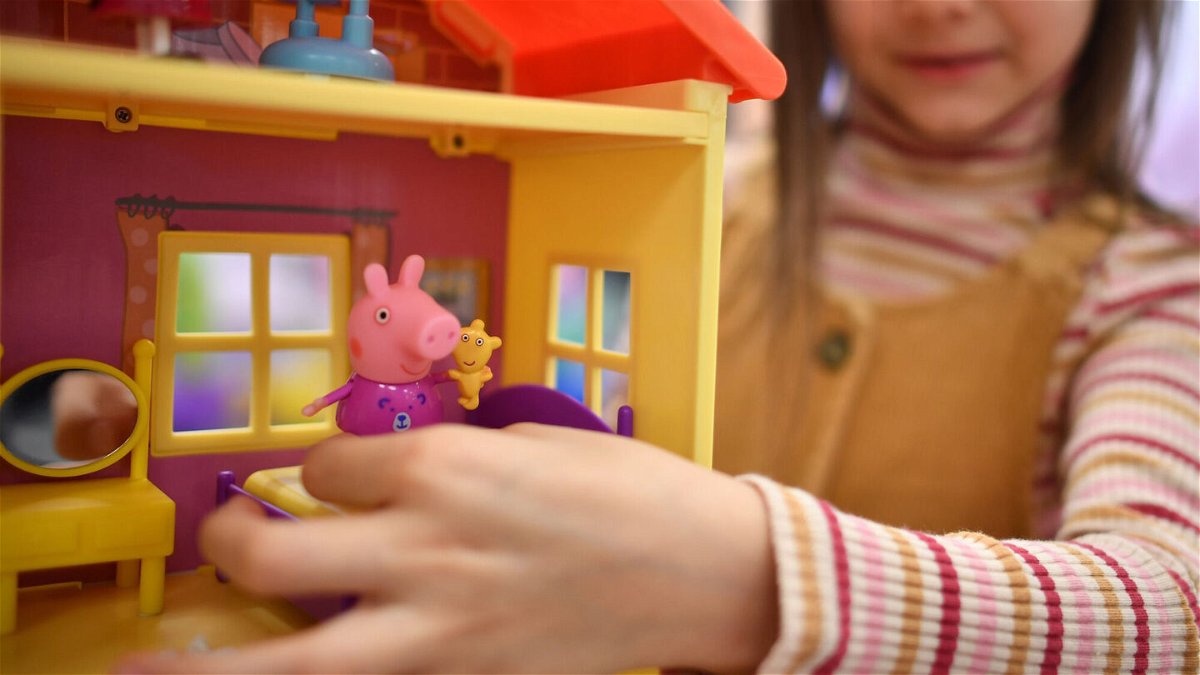 <i>Philipp Guelland/EPA-EFE/Shutterstock</i><br/>Peppa Pig toys are shown in Nuremberg