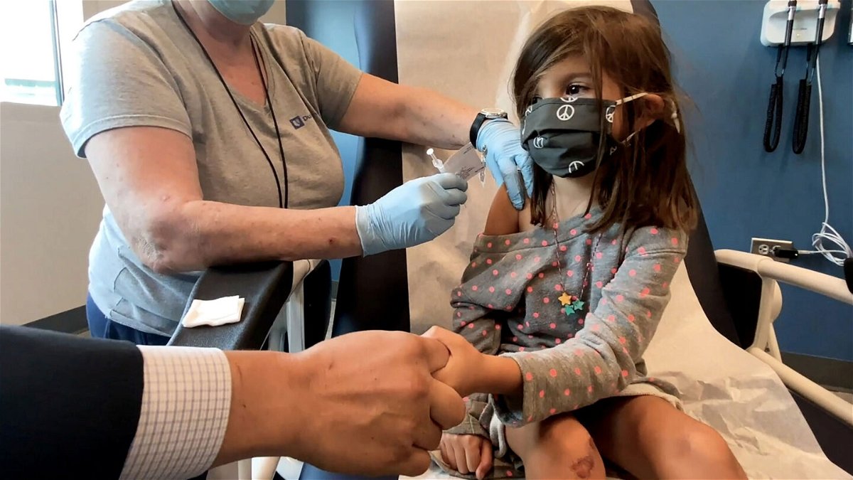 <i>Shawn Rocco/Duke University/Reuters</i><br/>Children ages 5 to 11 in the United States may be able to receive their Covid-19 vaccine in the first two weeks of November. Bridgette Melo