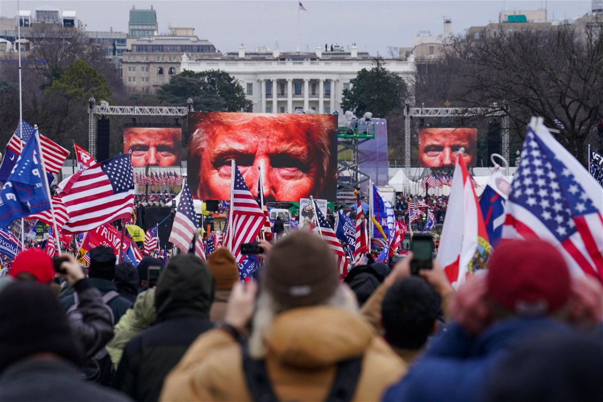 <i>John Minchillo/AP</i><br/>Local police in Washington warned their law enforcement partner agencies a day before the January 6 pro-Trump rally that there were social media reports urging attendees to 
