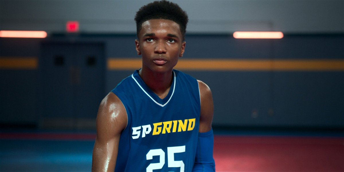 <i>Apple TV+</i><br/>Isaiah Hill plays a basketball star in the Apple TV+ drama 'Swagger.'