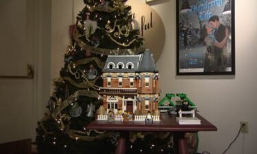 The Lego set depicts Bedford Falls and features George Bailey