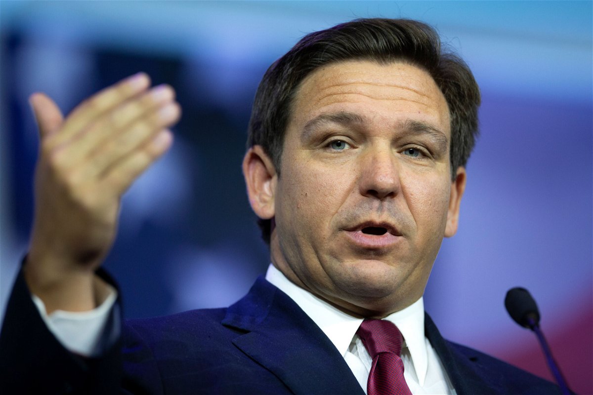 <i>Ellen Schmidt/Las Vegas Review-Journal via AP</i><br/>Florida Gov. Ron DeSantis has officially launched his campaign for reelection. DeSantis is shown here during the Republican Jewish Coalition's annual leadership meeting at The Venetian hotel-casino on Saturday