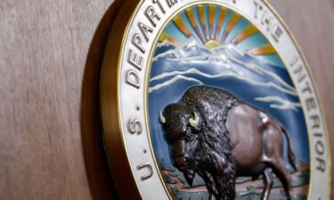 The Interior Department releases a long-awaited review of federal oil and gas leasing program. Pictured is the seal of U.S. Interior Department.