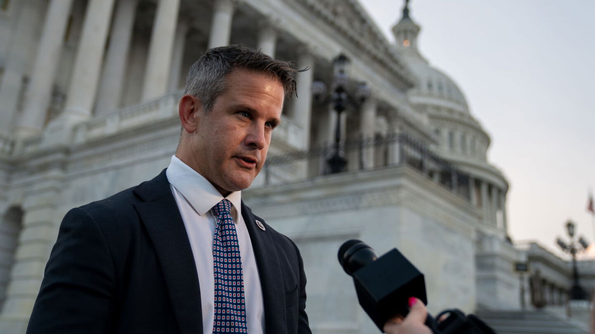 <i>Stefani Reynolds/Bloomberg via Getty Images</i><br/>Rep. Adam Kinzinger