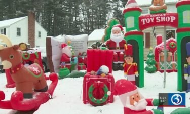 A West Hartford Christmas display is capturing attention and sparking joy this holiday season.