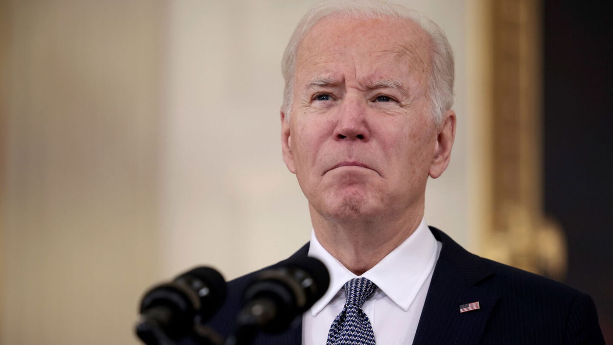 <i>Anna Moneymaker/Getty Images</i><br/>President Joe Biden