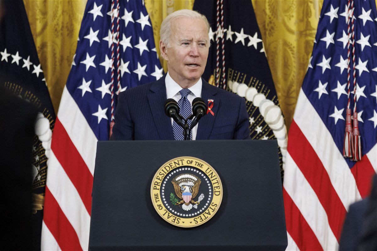 <i>Ting Shen/Bloomber/Getty Images</i><br/>U.S. President Joe Biden speaks in Washington