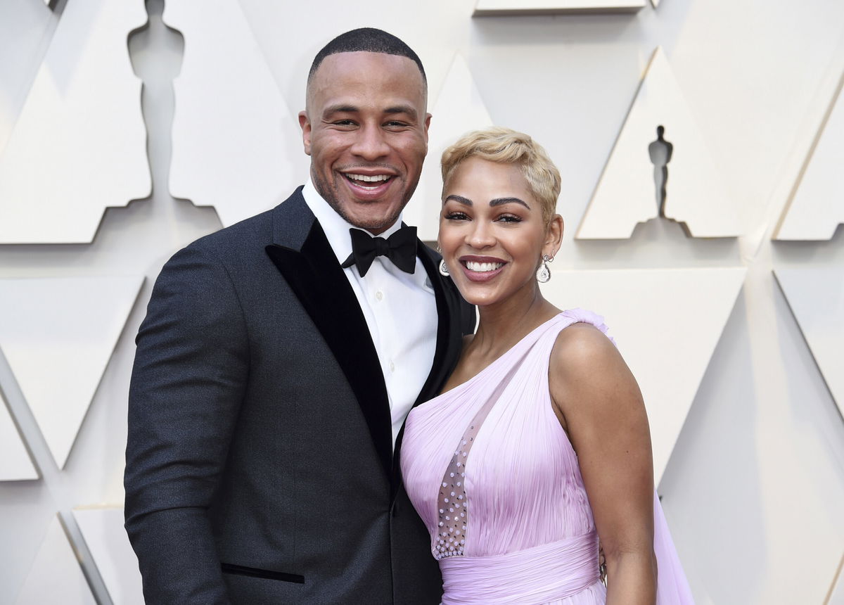 <i>Richard Shotwell/Invision/AP</i><br/>DeVon Franklin and Meagan Good