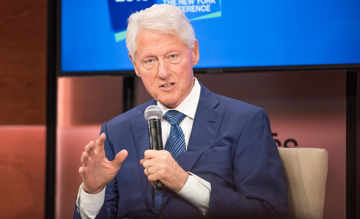 <i>Tiffany Hagler-Geard/Bloomberg/Getty Images</i><br/>Former President Bill Clinton