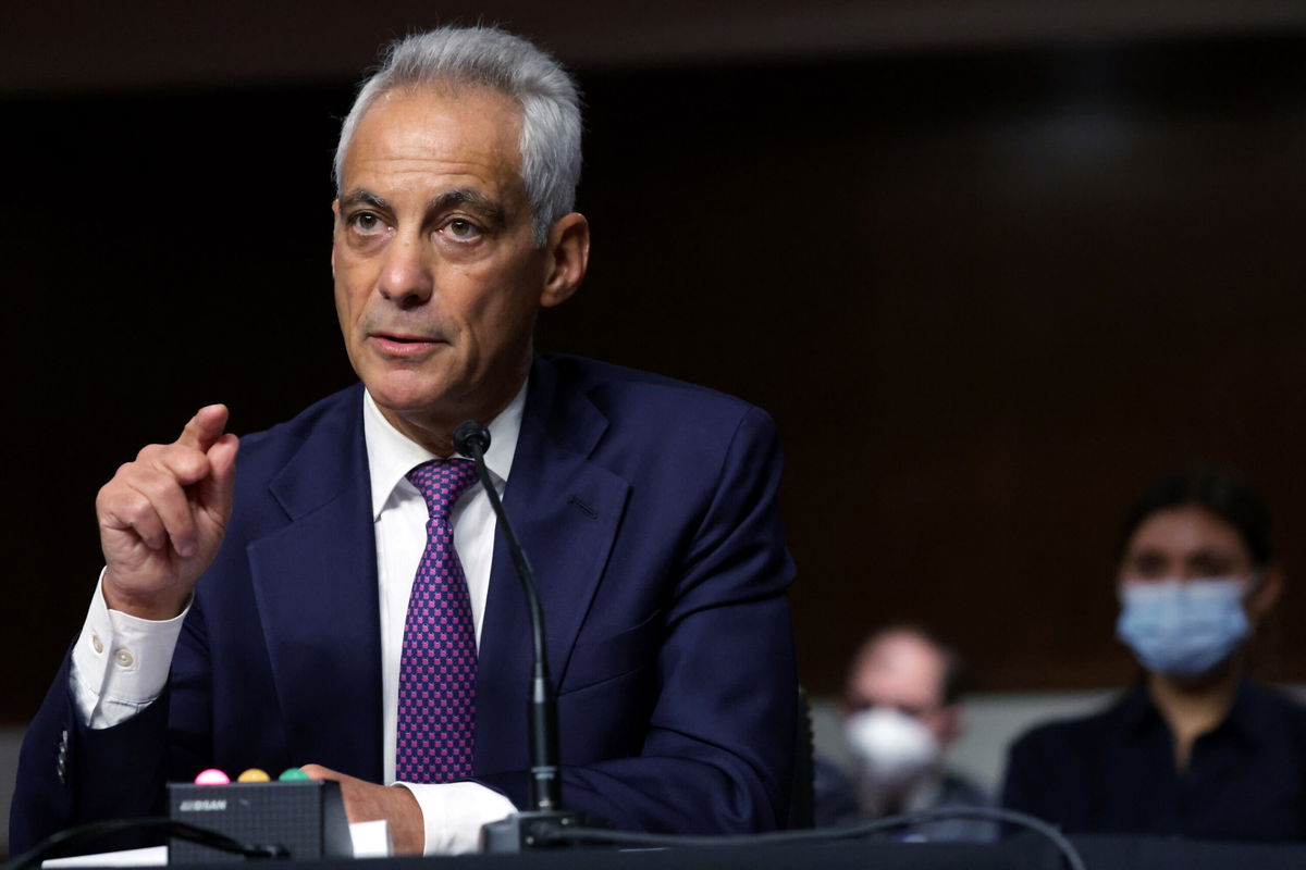 <i>Alex Wong/Getty Images</i><br/>Rahm Emanuel