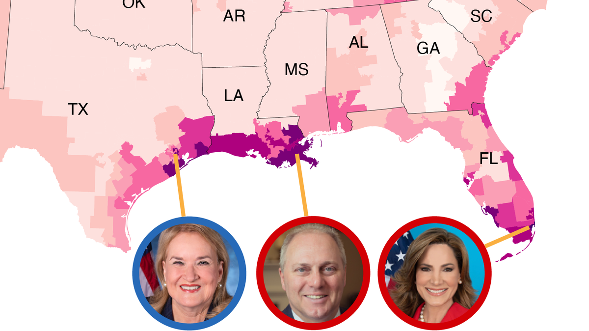 <i>CNN</i><br/>These lawmakers' districts are at highest risk of flooding. Here's where they stand on the climate crisis.